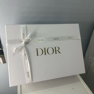 Dior White Box with Gold Accents